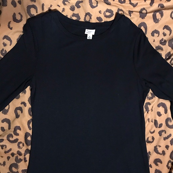 black cotton dress - Picture 1 of 2